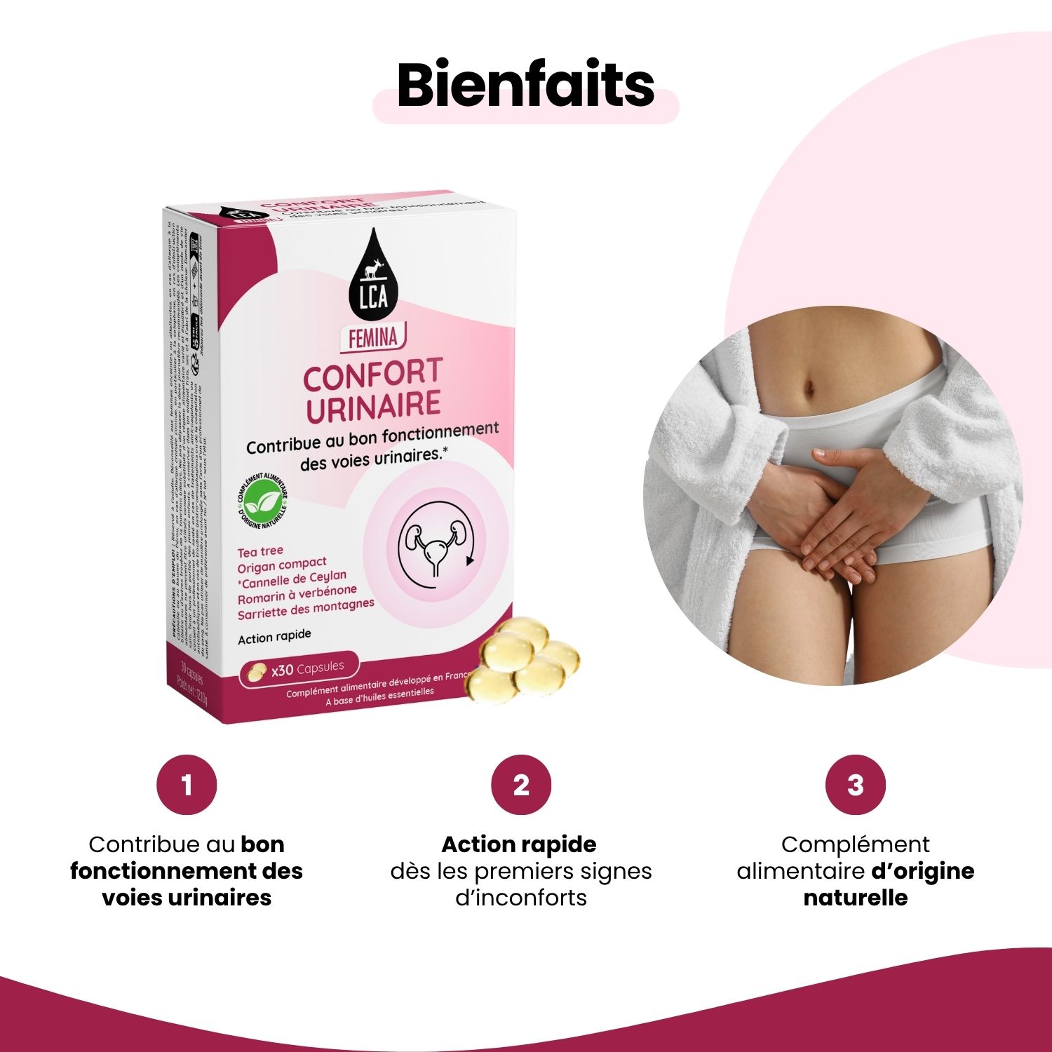 Complément confort urinaire femme